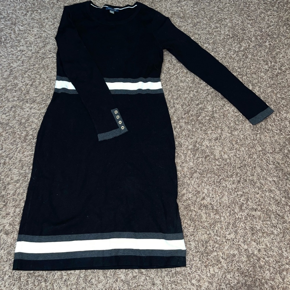 Black, White, Grey Tommy Hilfiger Dress